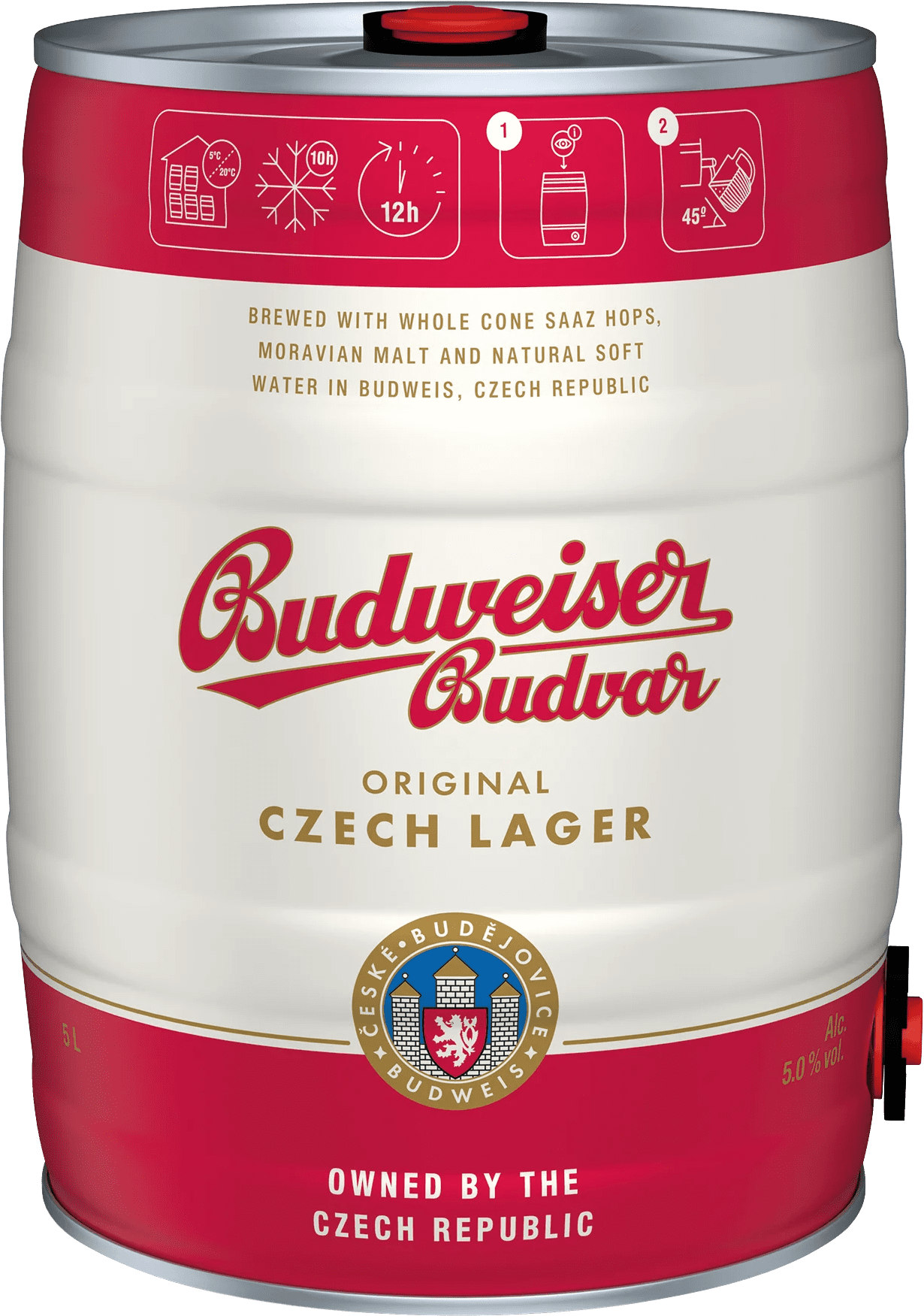 GL004160-1-1-Budweiser-Partydose_1920x1920.png Budweiser Budvar Partyfass 5L - Image 1