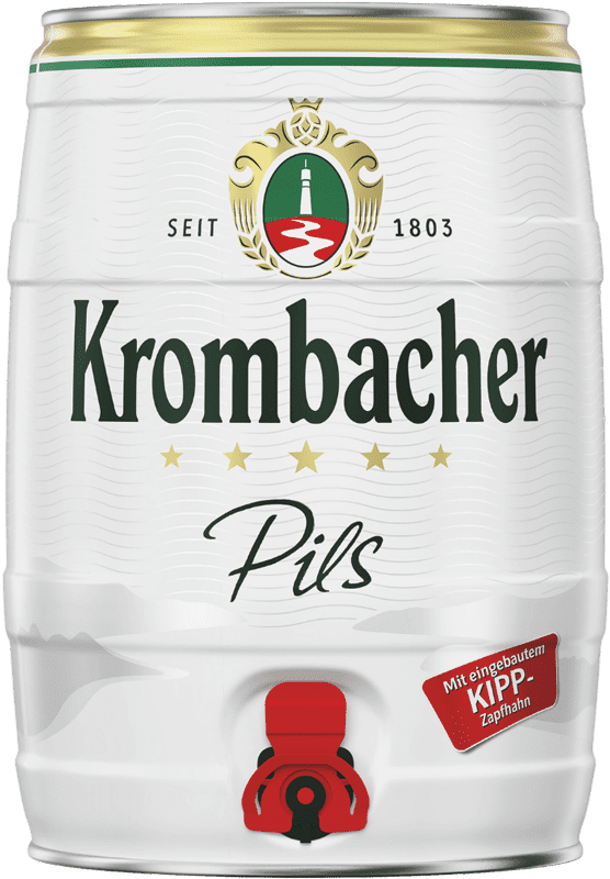 GL007110-1-1-Krombacher_Pils_Partyfass_1920x1920.png Krombacher Pils Partyfass 5L - Image 1
