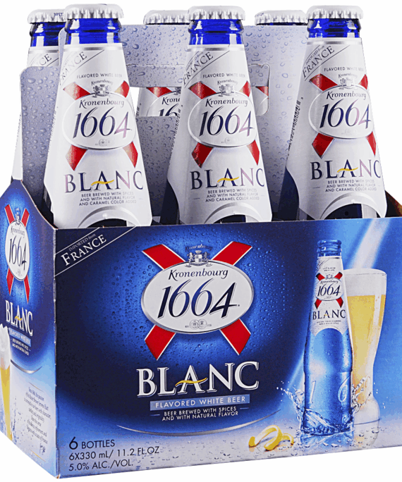 Kronenbourg-1664-Blanc-Beer-2-570x684-1.png KRONENBOURG BEER - Image 1