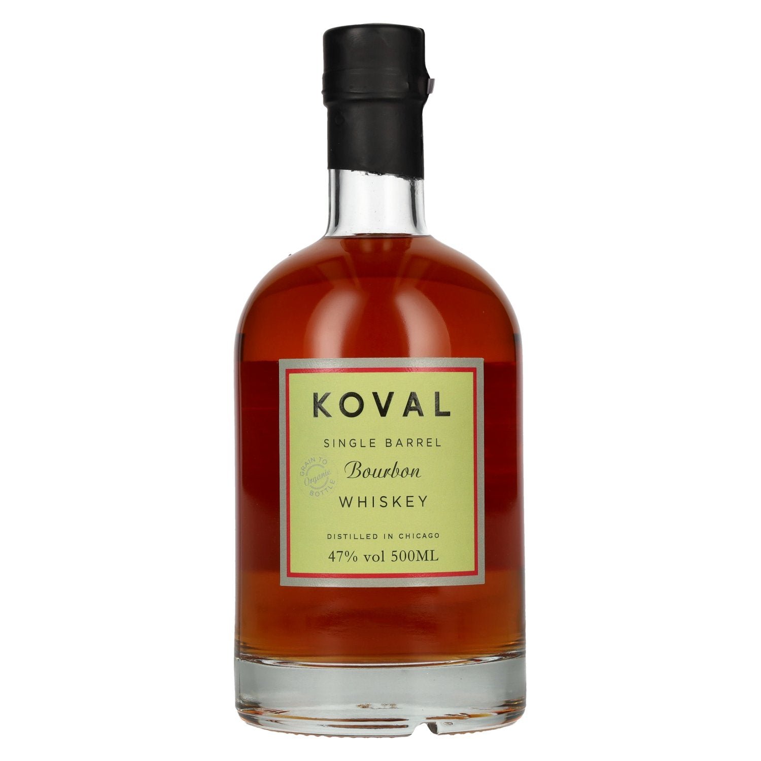 a051ae1bf52f8a7524b5aa267cc1a1318cb3096b7fb5319c9061755ec29cf3a7.jpg Koval BOURBON Single Barrel Whiskey 47% Vol. 0,5l - Image 1