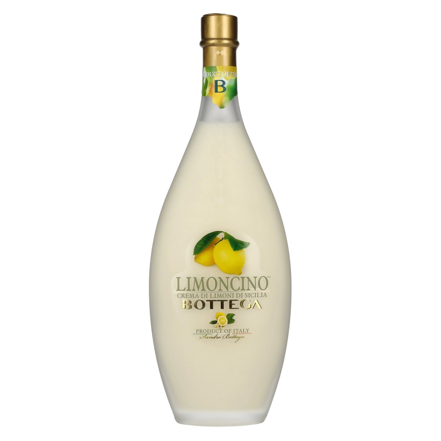 a14f2b32240e2559a1cf5a914bd8cef88950532a1a49c43739c56bdd0aff1482.jpg Bottega LIMONCINO Crema di Limoni di Sicilia 15% Vol. 0,5l - Image 1