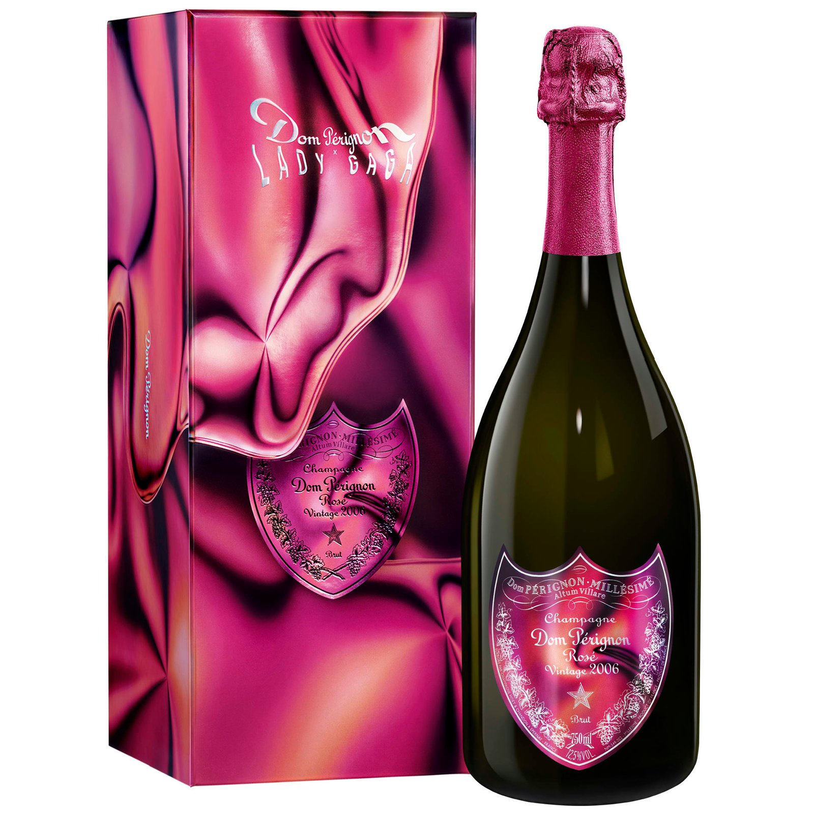a1d8rs89sohgw0fu5ree.jpg Dom Perignon x Lady Gaga Edition Rose 2006 - Image 1