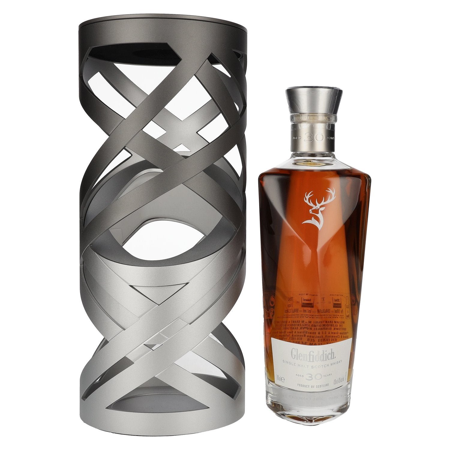 a1d9846ae156832a9a9174912b6958faf70f74592eb47a3971f4026571f95af9.jpg Glenfiddich 30 Years Old Single Malt Scotch Whisky TIME SERIES 43% Vol. 0,7l in gift box - Image 1