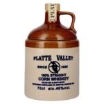 Platte Valley Corn Whiskey 3 Years Old 40% Vol. 0,7l in a clay jug