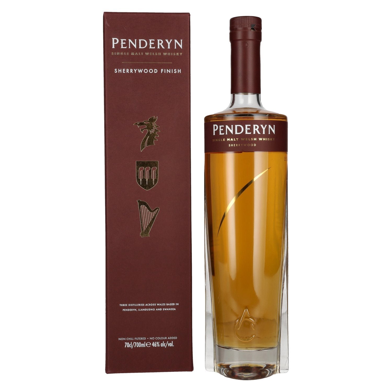a879352817c89c41b99dc287c7a74c53b04ce161ae8d927dbff72014b60c2be5.jpg Penderyn SHERRYWOOD Single Malt Welsh Whisky 46% Vol. 0,7l in gift box - Image 1