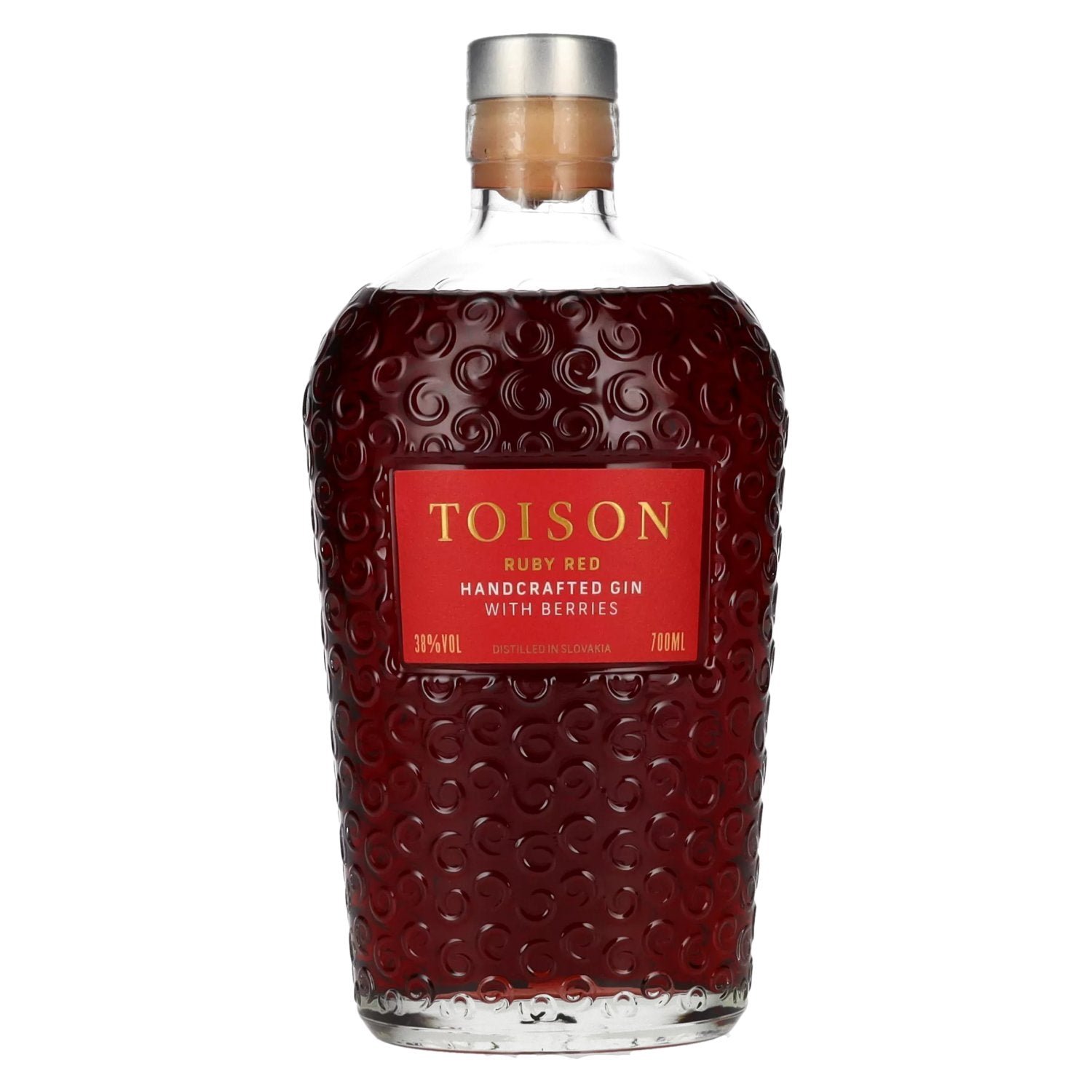 a8ae11bd78b404c0f3da23a0bec3bf258d7b2933eca2b1a8bb289c860e6c0da0.jpg Toison Handcrafted Ruby Red Gin 38% Vol. 0,7l - Image 1