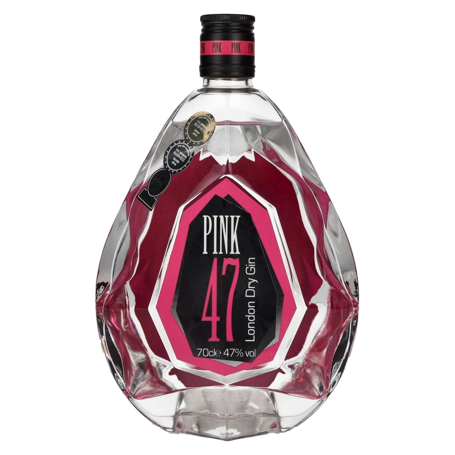 a91b58bdbae2b1fb83a66766ebf1d9f58fc476d3fb858293beaacfe784f830cc.jpg Pink 47 London Dry Gin 47% Vol. 0,7l - Image 1