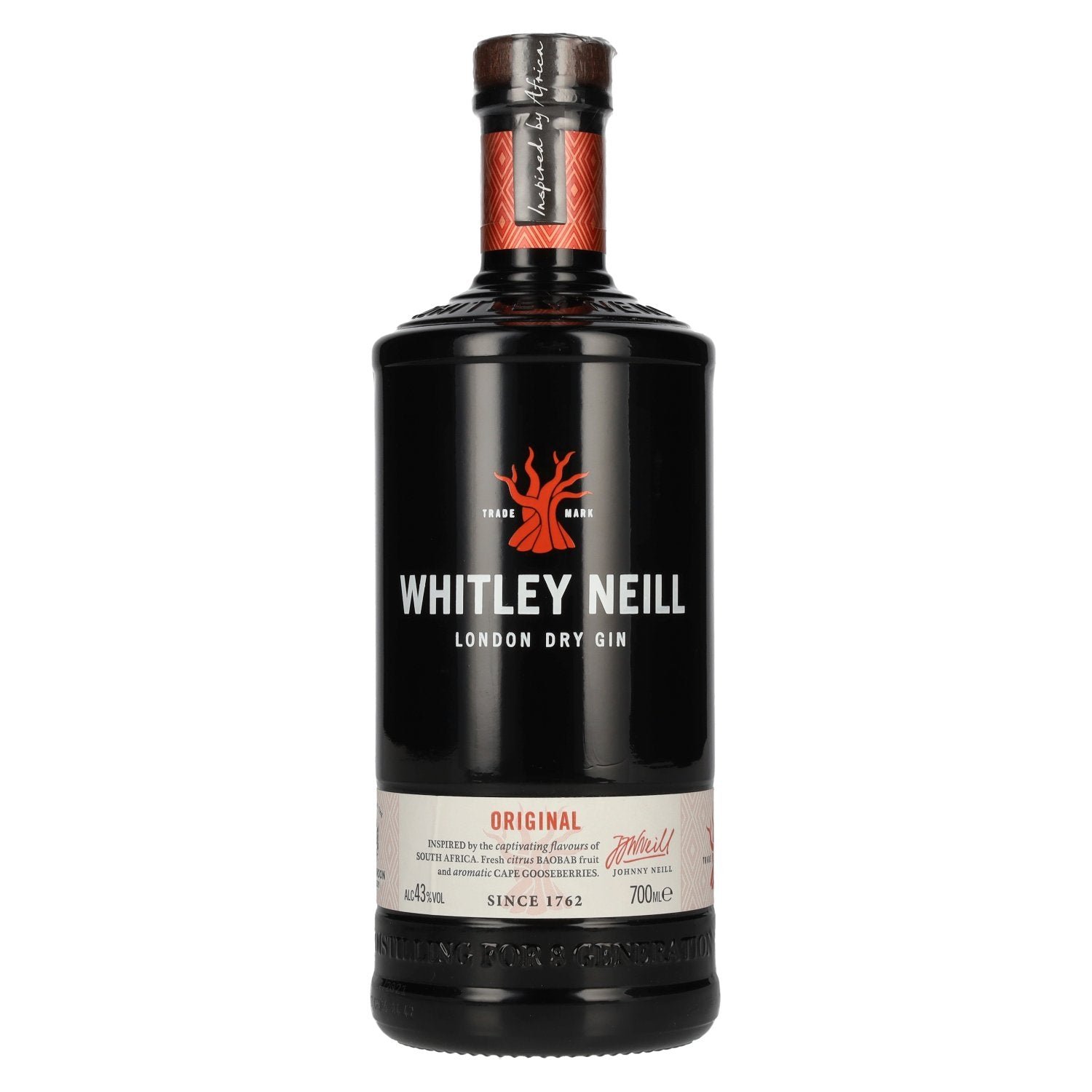 a98b4bc60daf9d4fd1bc9d4c08425941cd9cadf80282ee1b6bb33bbb1cf78a20.jpg Whitley Neill ORIGINAL Dry Gin 43% Vol. 0,7l - Image 1
