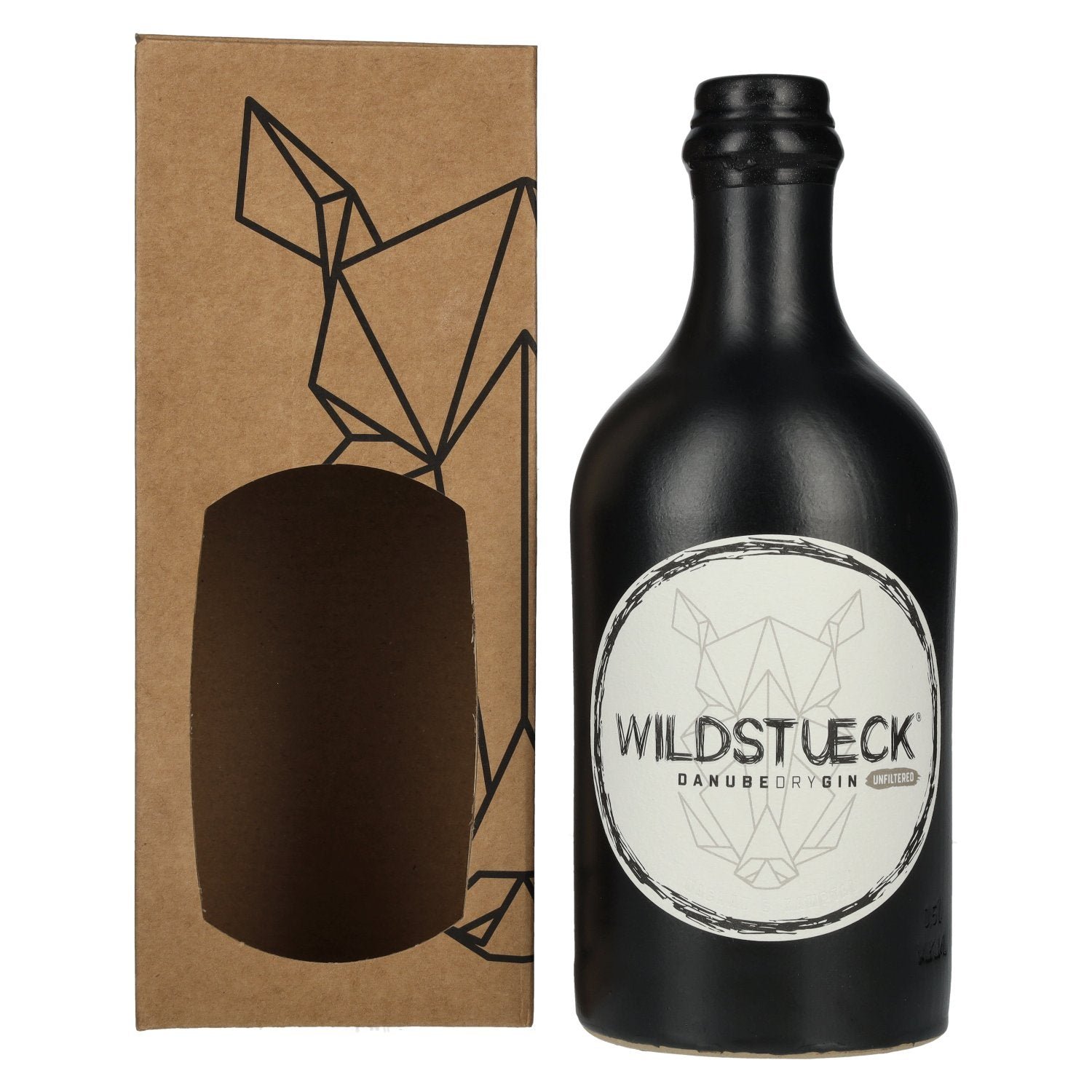 a9dcbd0df405b9cc4ddd64ee5a3bf72d744afbd96621617d87acbe27462c63f1.jpg Wildstueck Danube Dry Gin Unfiltered 42% Vol. 0,5l in gift box - Image 1