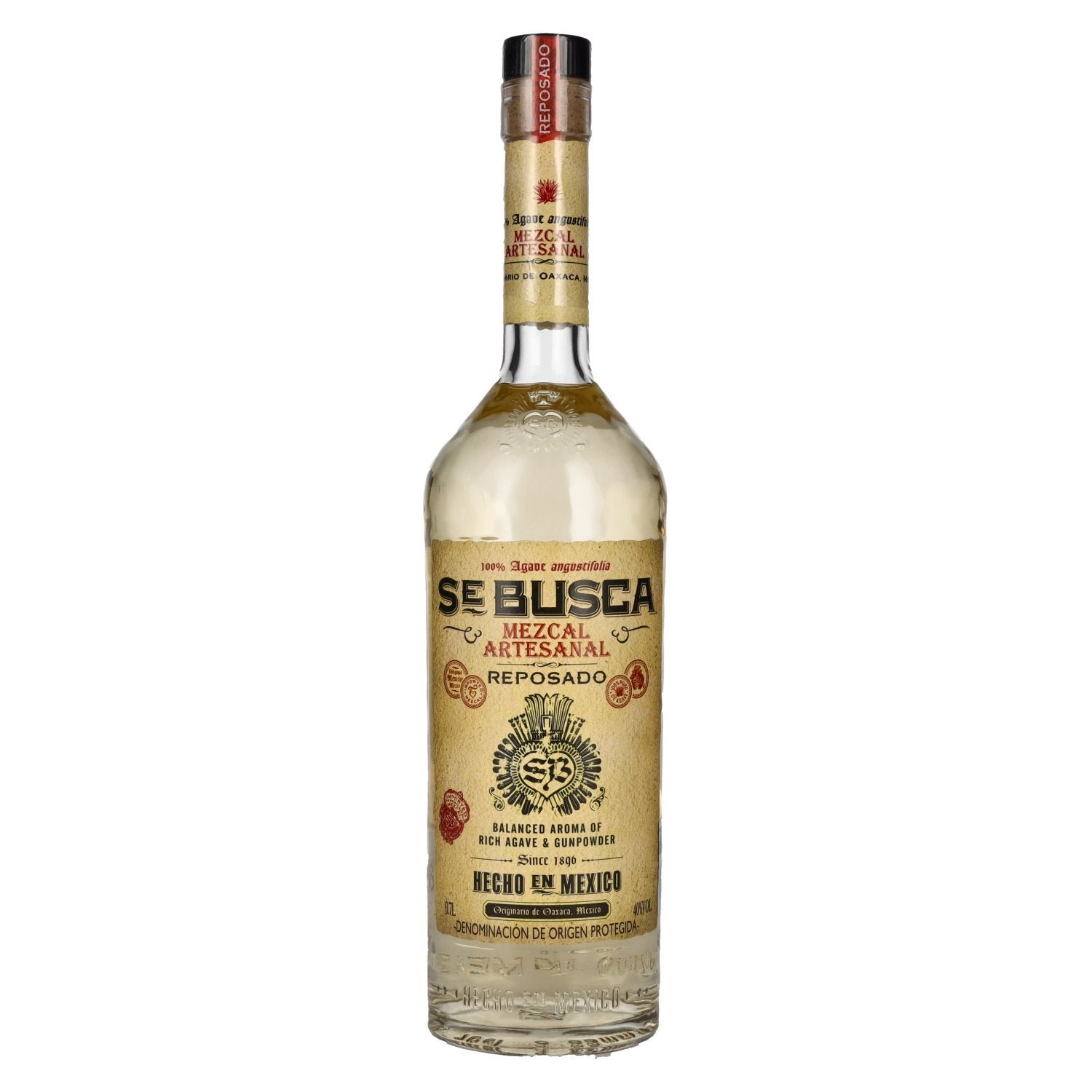 aa21cad00e09ed7f2979c31196f144021a48f0c2a82df55f8b379ab616de4172.jpg Se Busca Mezcal Artesanal REPOSADO 40% Vol. 0,7l - Image 1