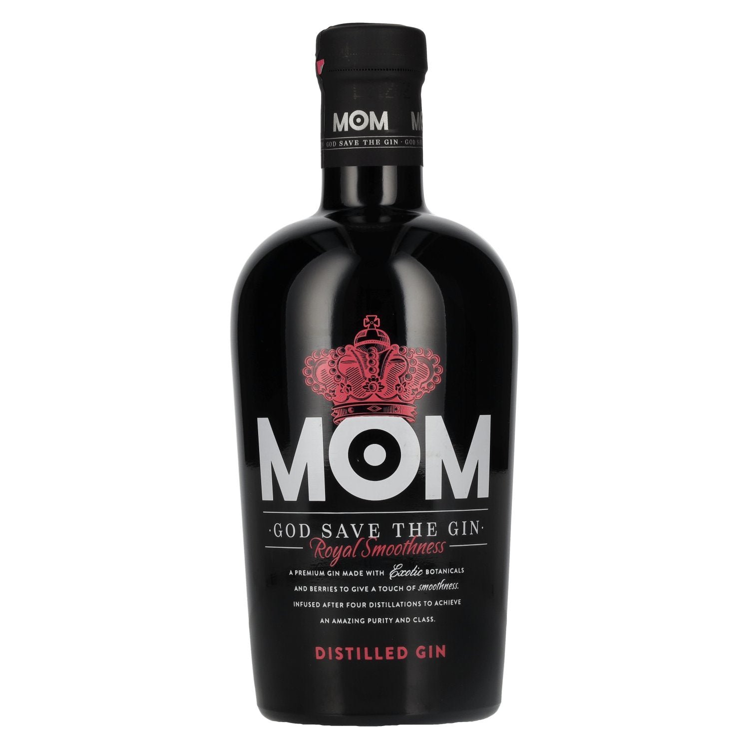 aa48fcbeb1837a52d323ff1cd946e02107324ca77cb82c2bcbf16250b8413752.jpg Mom God Save The Gin Distilled Gin 39,5% Vol. 0,7l - Image 1