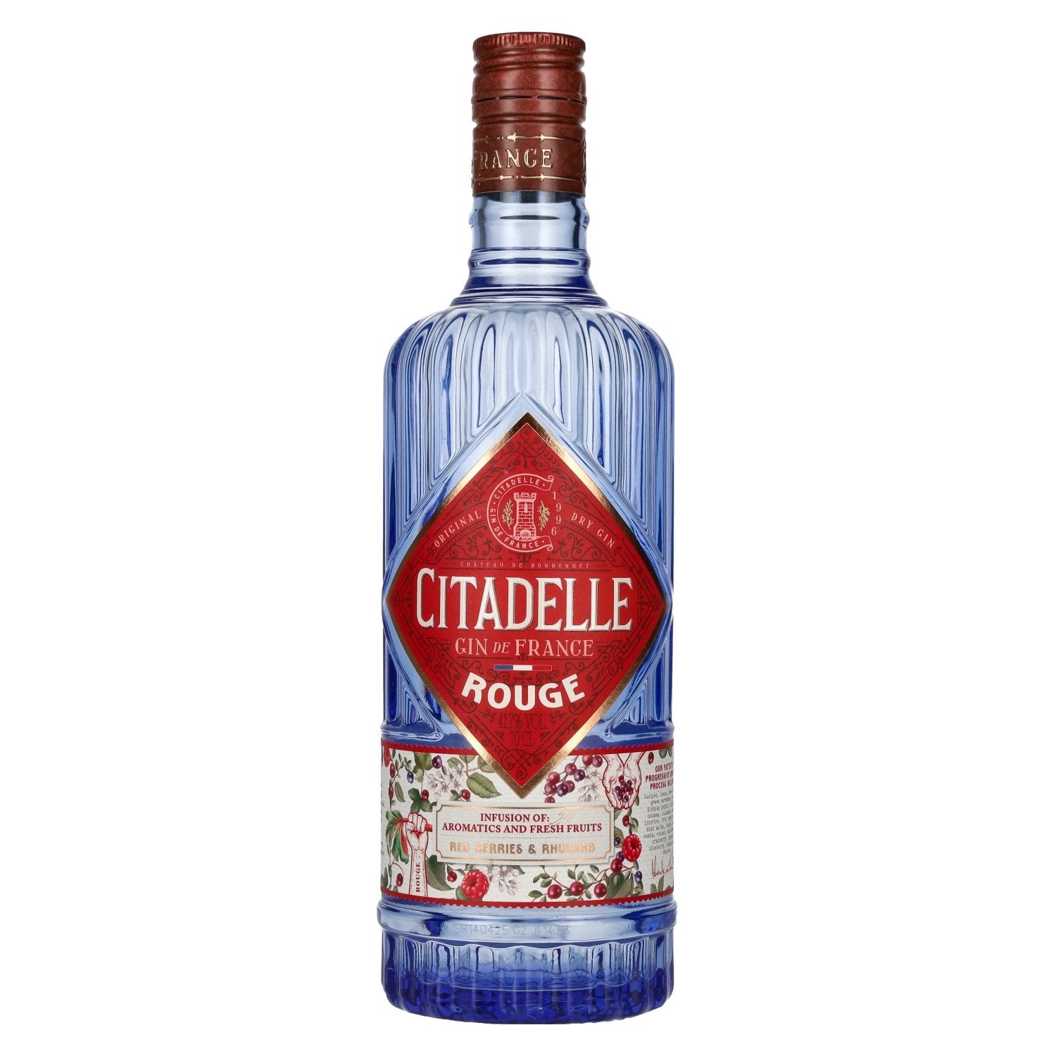 aa93c631cdc34652b899c158ef5055709db52ec1a2f076affe4c065fb6c712f5.jpg Citadelle Rouge Original Dry Gin 41,7% Vol. 0,7l - Image 1