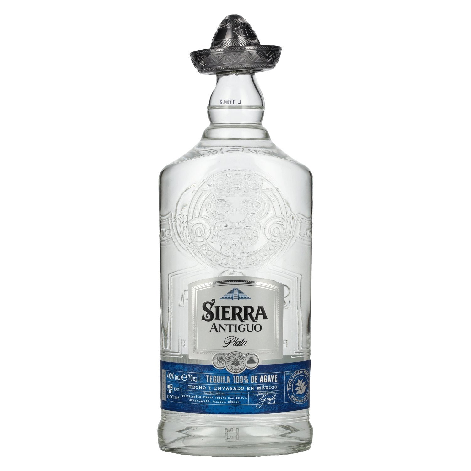 ab3ce71a99237e5c2eb41af3db90ad35eb7632ec846b8e869392277fce605c38.jpg Sierra Tequila Antiguo Plata 100% de Agave 40% Vol. 0,7l - Image 1