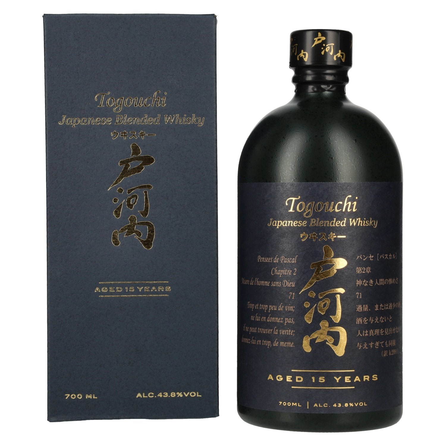 ac2c5c8379ce5af918ecbebca882861feb1aa875c8c11febb2b00a536ee1b868.jpg Togouchi 15 Years Old Japanese Blended Whisky 43,8% Vol. 0,7l in gift box - Image 1