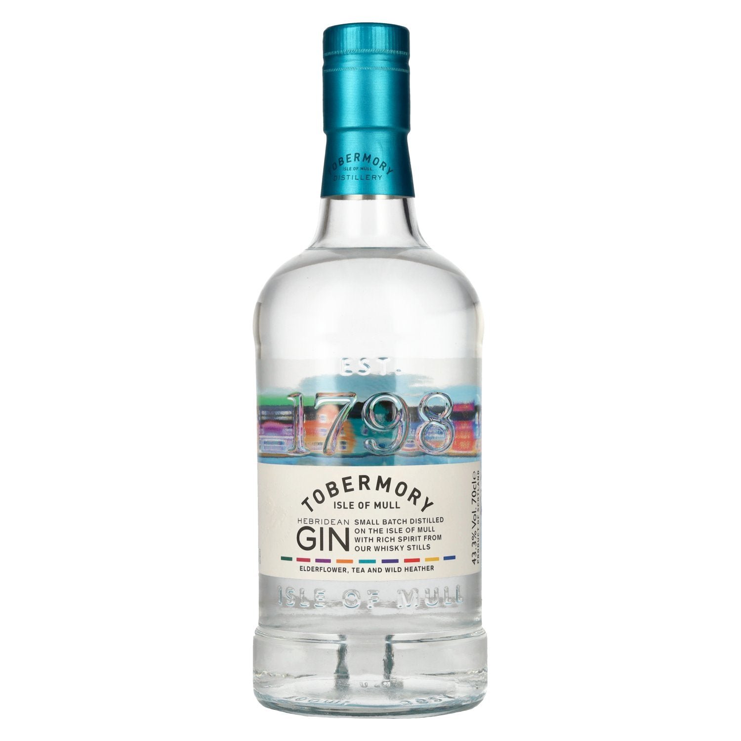acbaa134cce1979b97017cfe26d2a014cab93000e959d8c30fbab59eb5669809.jpg Tobermory Hebridean Isle of Mull Gin 43,3% Vol. 0,7l - Image 1