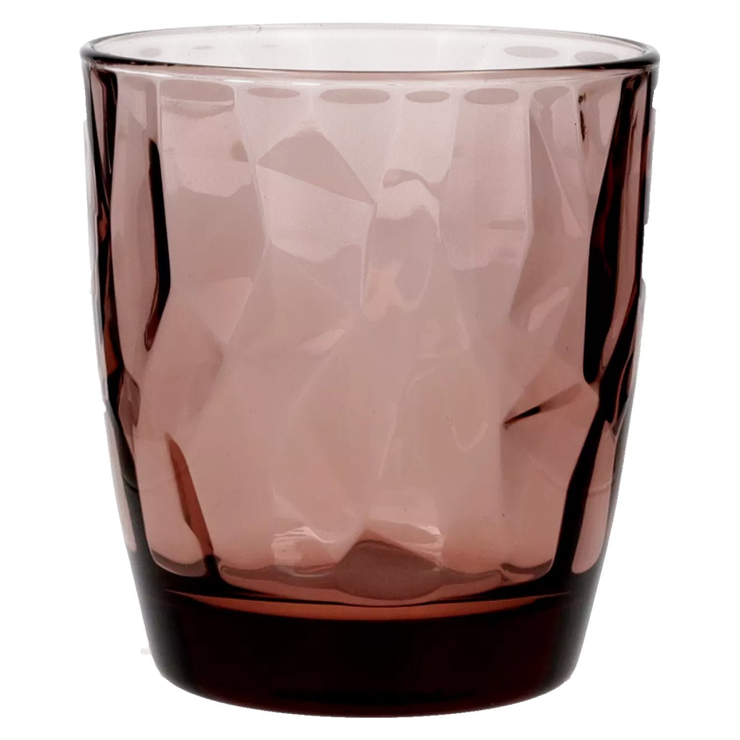 acf73eebfcddfbcf427af04d87b12a986baaa3ff6a649b9b570c6db2763380cb.jpg Bormioli Rocco Diamond drinking glass purple 0.3l without calibration - Image 1