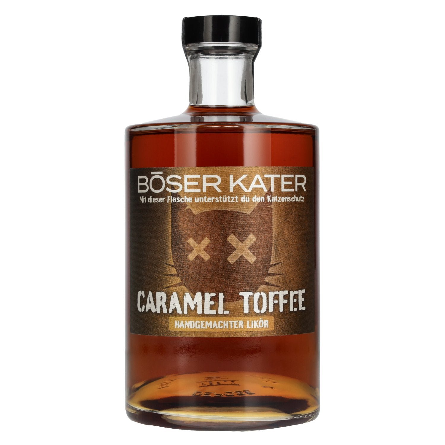 b1503dfe3aa4ad2c2b93e5f20f7625ef7f5bf2dec5b7fa5e77368668efb1a7d8.jpg Böser Kater Caramel Toffee Liqueur 20% vol. 0.5 l - Image 1