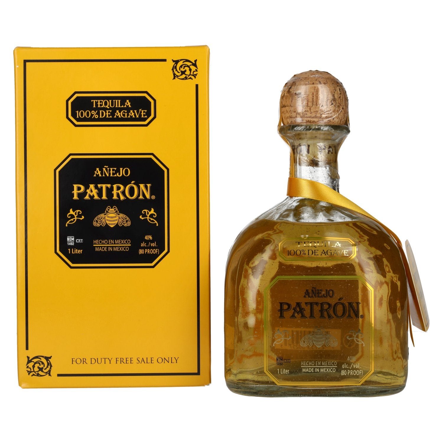 b36554ee29cba098de5cba19ab2cc230dbeb325184b0c335492c22c764032e99.jpg Patrón Tequila Añejo 40% Vol. 1l in gift box - Image 1
