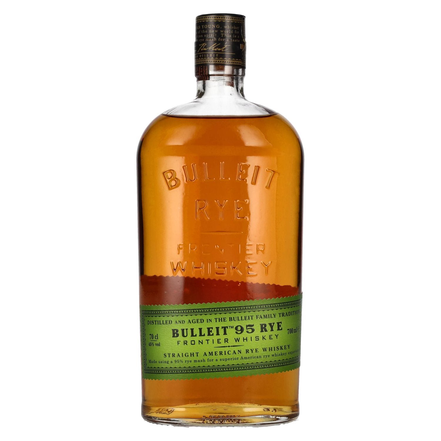 c01d344386755f6695fc5e0fa2f44285d237610edf4466611a800450e3ad98b2.jpg Bulleit Rye Small Batch American Whiskey 45% Vol. 0,7l - Image 1