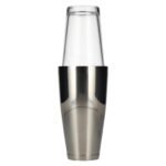 APS Boston Shaker Silver 2-piece with glass - Image 2