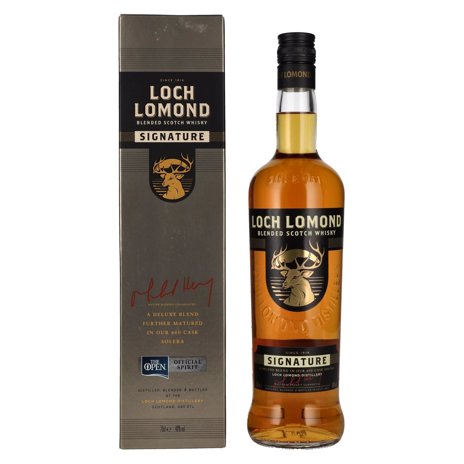 c11f88ef3add88345fc8fdbfac20b295faa6a8ea65fe5eb798e1efd663d1f4a1.jpg Loch Lomond SIGNATURE Blended Scotch Whisky 40% Vol. 0,7l in gift box - Image 1