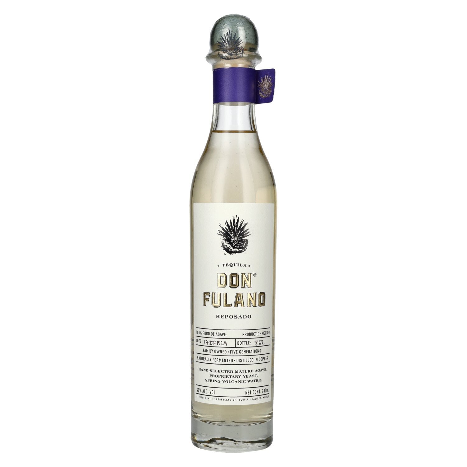 c17f51fc8c7f2c53e8ff8f08d7c4cf3ddf9b217bc0093cf07006e678ec34d470.jpg Don Fulano Tequila REPOSADO 100% Puro de Agave 40% Vol. 0,7l - Image 1