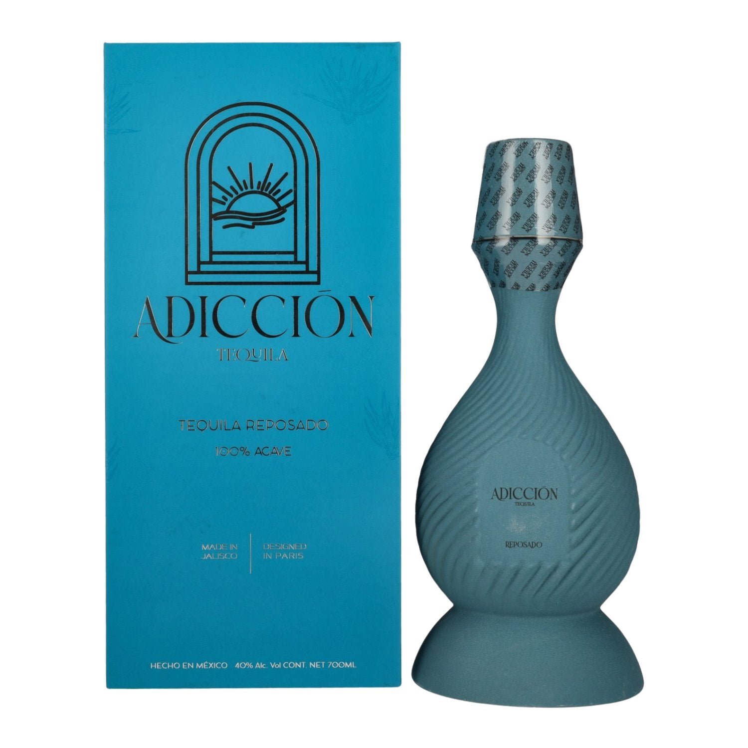 c1d111a27ce9bd7e9b4e72472c1e43ec099f9e9d3779e87c257861e4c2d1b955.jpg ADICCIŌN Tequila Reposado 100% Agave 40% vol. 0.7 l in a gift box - Image 1