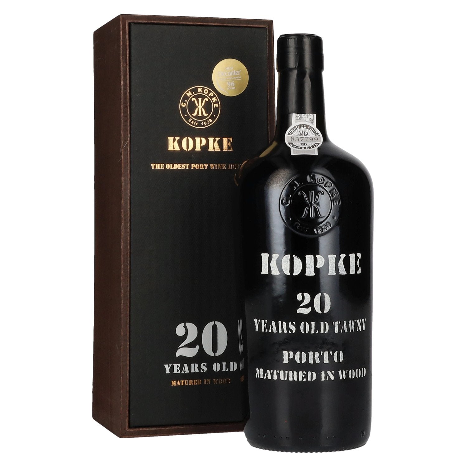 c50b46050e0520b272cd0524a9a873abe4d46157fa028e9ecc2dcf1afa72a57b.jpg Kopke 20 Years Old TAWNY Porto 20% Vol. 0,75l in wooden box - Image 1
