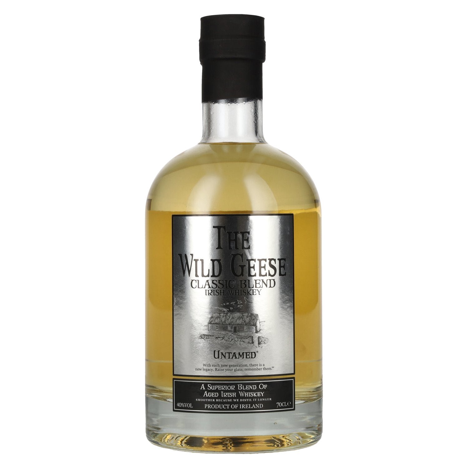 c5ead80ff3645795d603bb7635aa776c65ae4981931f13af6fbeb862bc3af9b7.jpg The Wild Geese Classic Blend Untamed Irish Whiskey 40% Vol. 0,7l - Image 1