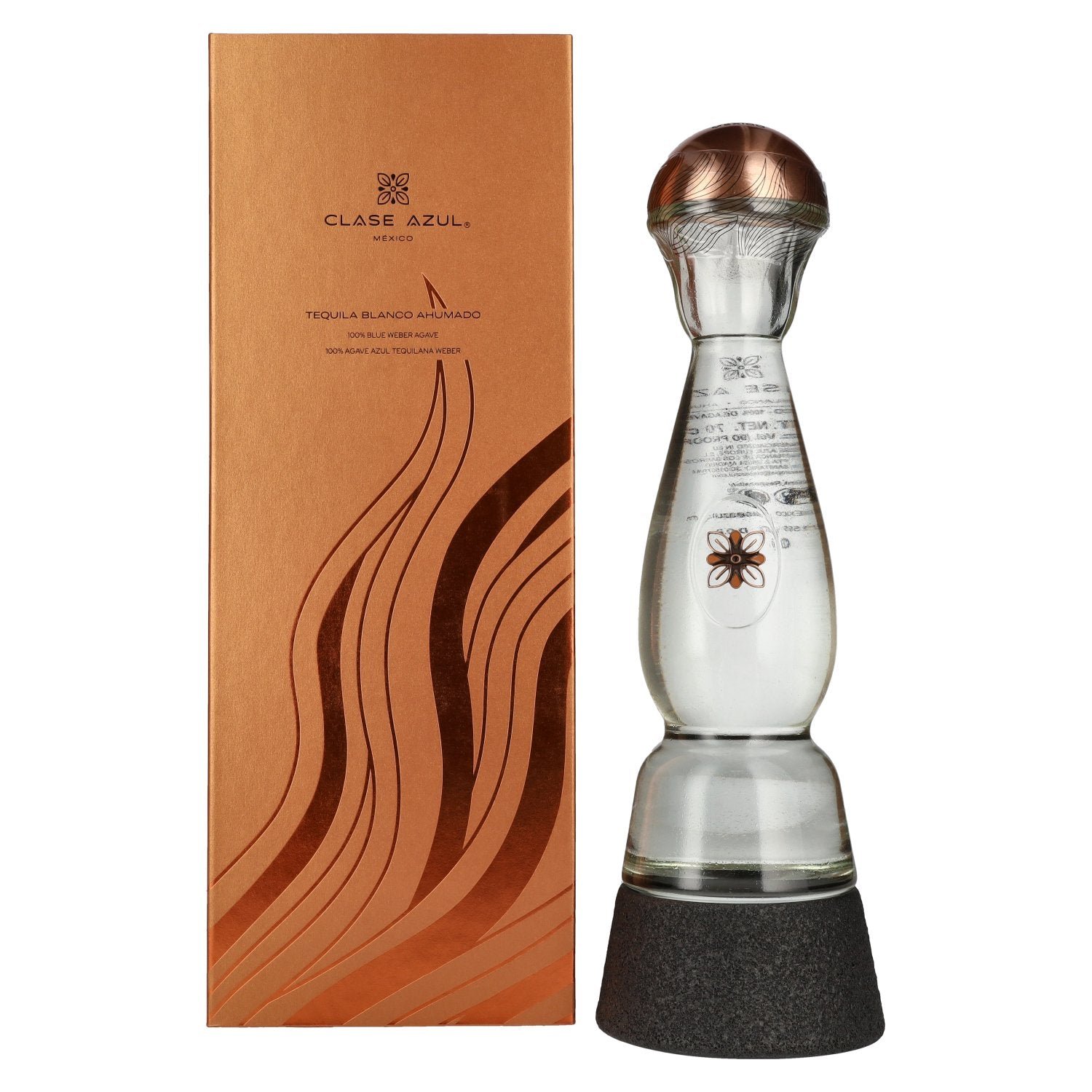 c74230aeef96ecb5c0ad93a0fc82524f183565a276a6c1339f742a264460b802.jpg Clase Azul Tequila BLANCO Ahumado 45% Vol. 0.7l in a gift box - Image 1