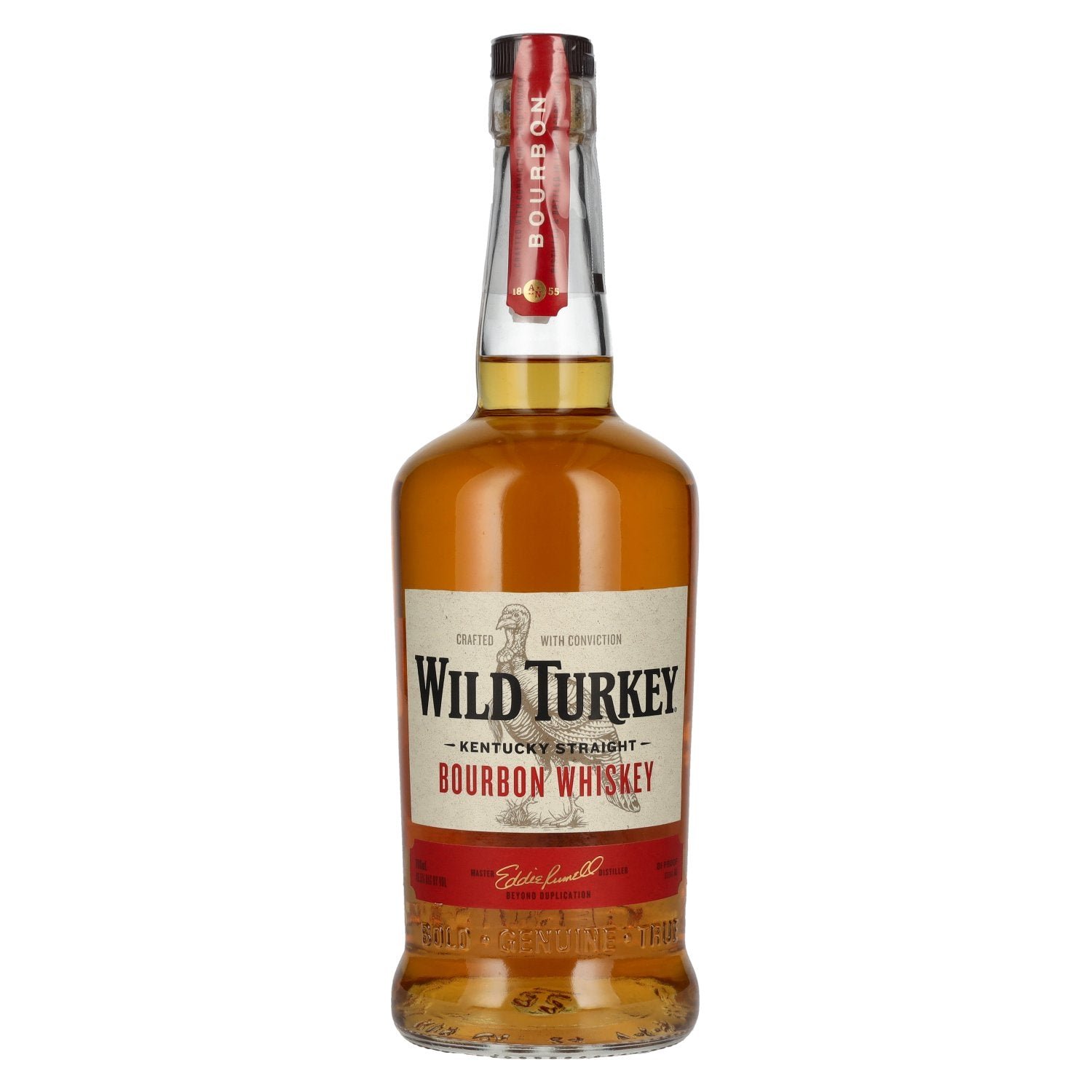 c8c1ad3f0e685d57845c668eb35ad8e031a74f3480b56827be5d05fd82c4cef4.jpg Wild Turkey Kentucky Straight BOURBON Whiskey 40,5% Vol. 0,7l - Image 1
