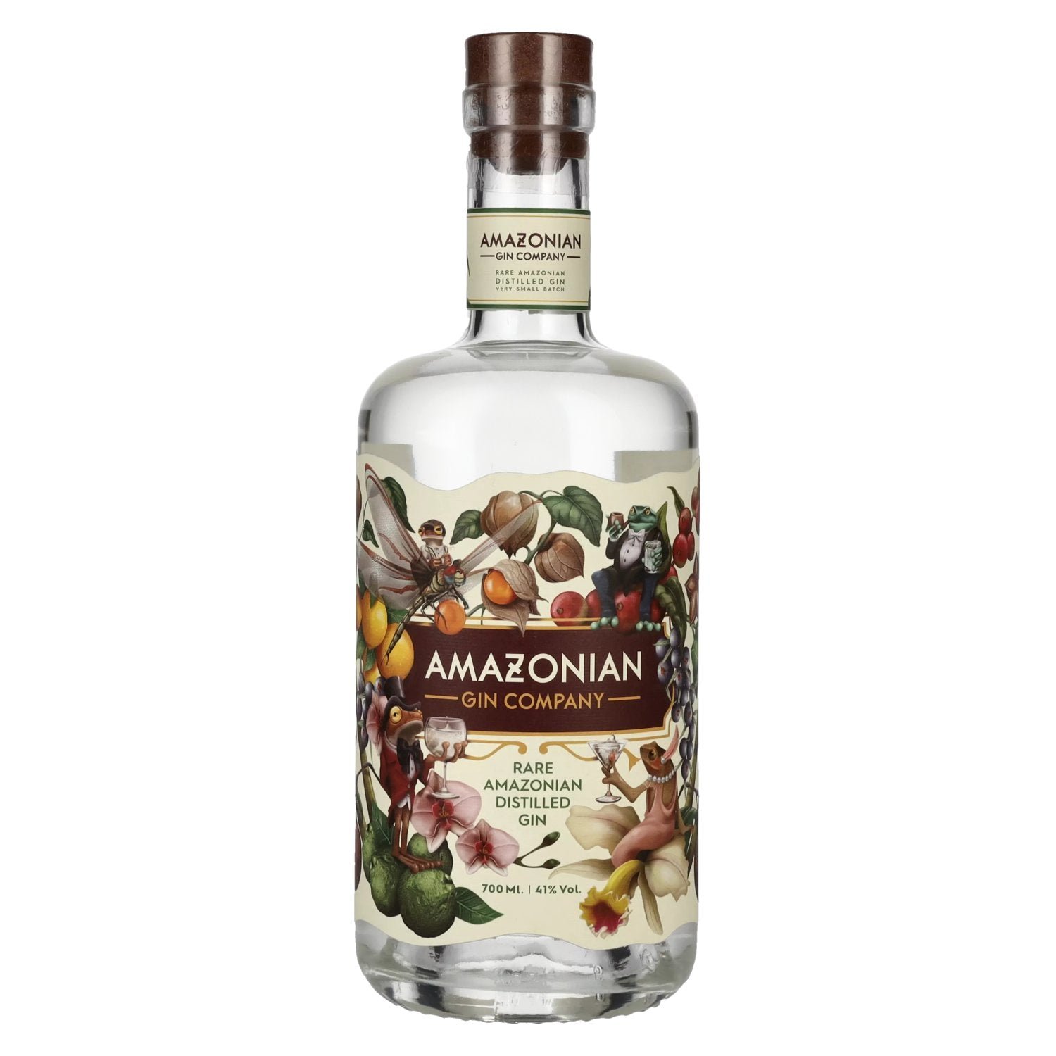 ca8d2a8e97e83942054e9b4eb7636d335fb0c0498d058763dc8b8a1392aa2494.jpg Amazonian Gin Company Cantinero Edition 41% Vol. 0,7l - Image 1
