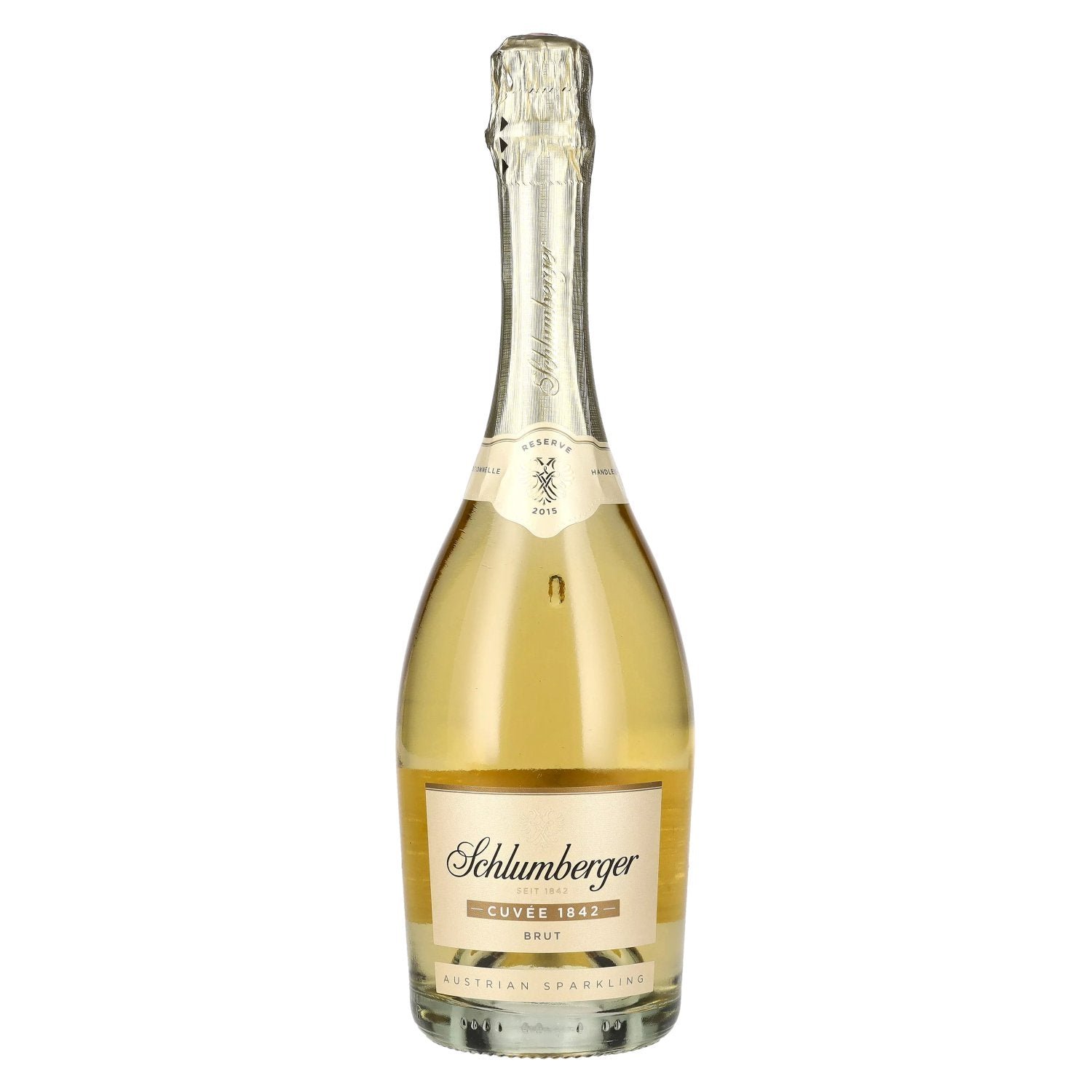 cdcd8ea907938c8cc64d515511e7b9245f37c8714d7918528c9a4bf39868e85f.jpg Schlumberger CUVÉE 1842 Reserve Brut 2015 12% Vol. 0,75l - Image 1