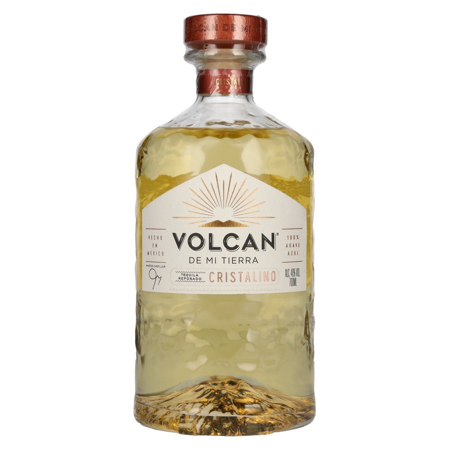 cf71eafad2d1129ff51173d0a5b5a03297ab2312fc0b64f85e0a514ce38ec158.jpg Volcan de Mi Tierra Tequila REPOSADO CRISTALINO 40% Vol. 0,7l - Image 1