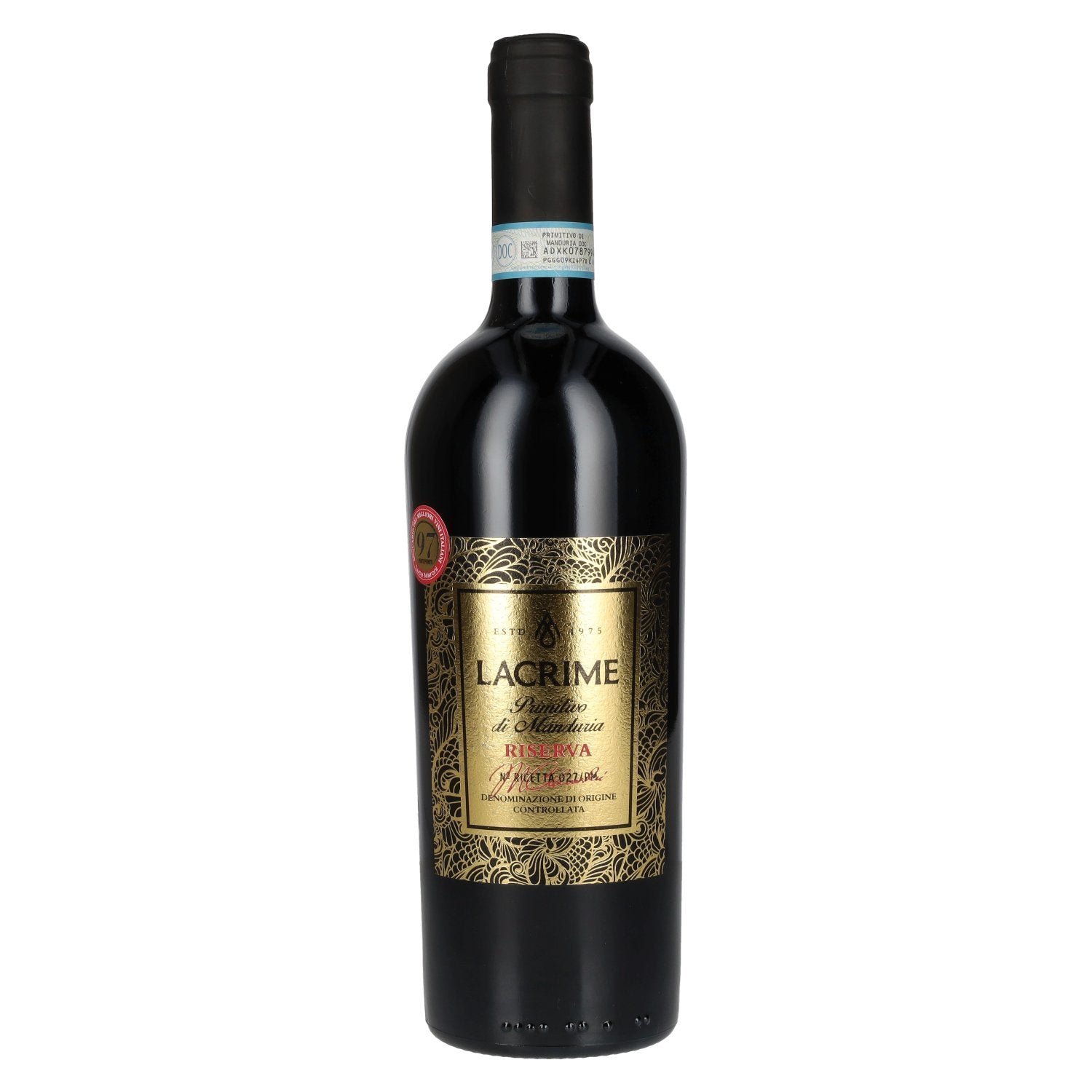 d1fcea3f4797e1bb789e54687becf9793b97db8423c0e770734c8e96cee9659e-1.jpg Lacrime Primitivo di Manduria Riserva 2022 14.5% ABV 0.75 l - Image 1