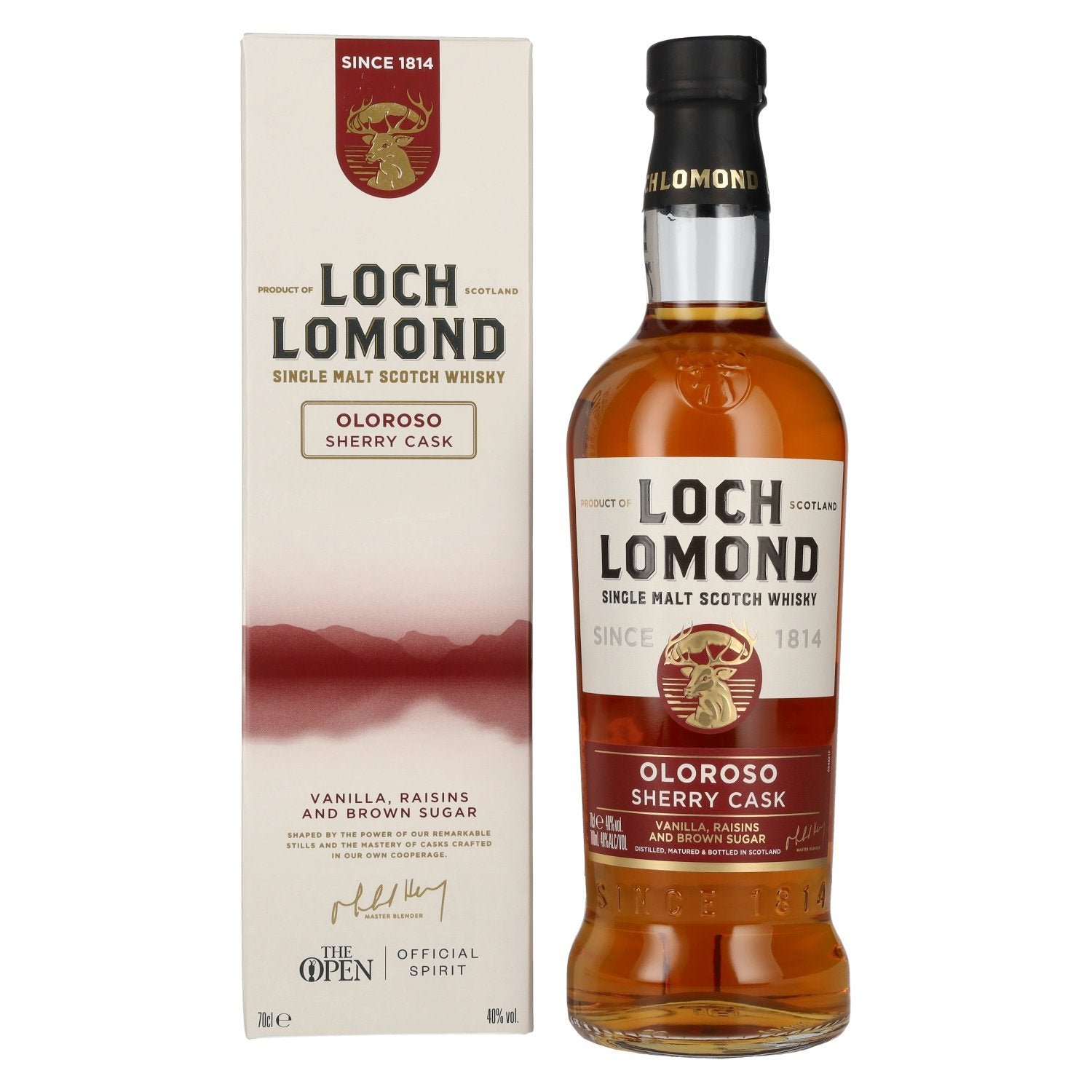 db27e41b924cc3d2e38620ba1b348111966c4a3341a8af4661d10e5453959bd8.jpg Loch Lomond THE ORIGINAL Oloroso Sherry Cask Single Malt 40% Vol. 0,7l in gift box - Image 1