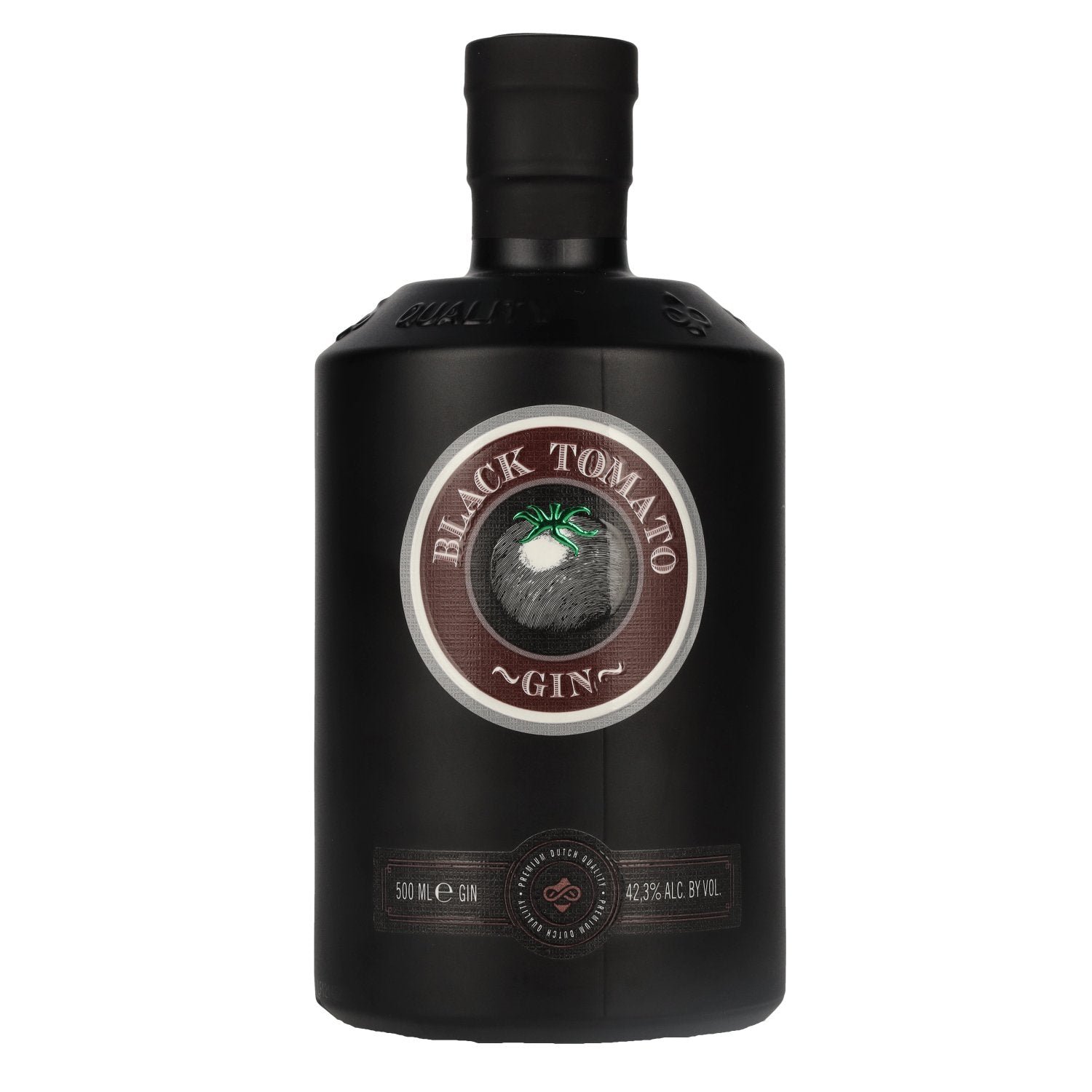 dcfe7cdaad92fa1f41c92f17f20b2af8545b84354274af34886da7f346fab21a.jpg Black Tomato Gin 42,3% Vol. 0,5l - Image 1
