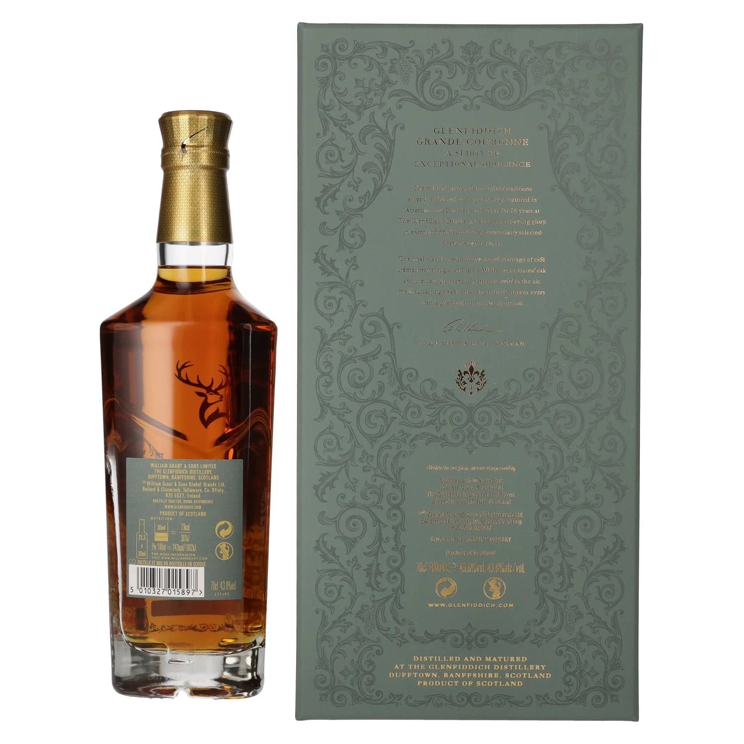Glenfiddich 26 Years Old GRANDE COURONNE 43,8% Vol. 0,7l in gift