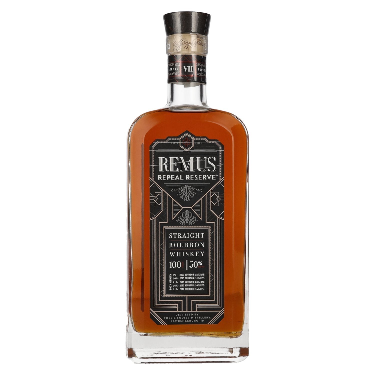 df470eb31d493a2b187f5a7d00b43966be7b29823bd9ba051d57d116bf861943.jpg Remus Repeal Reserve Series VII Straight Bourbon Whiskey 50% Vol. 0,7l - Image 1