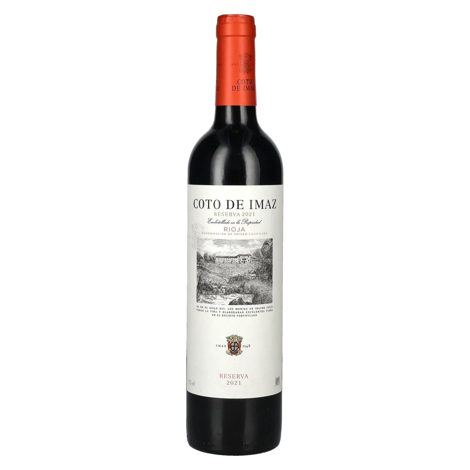 e0576bcd6c45a5f6f1a4c232446d181504de5eea65e770f701ee687b04b5caf0.jpg Coto De Imaz Rioja Reserva 2021 14% Vol. 0,75l - Image 1