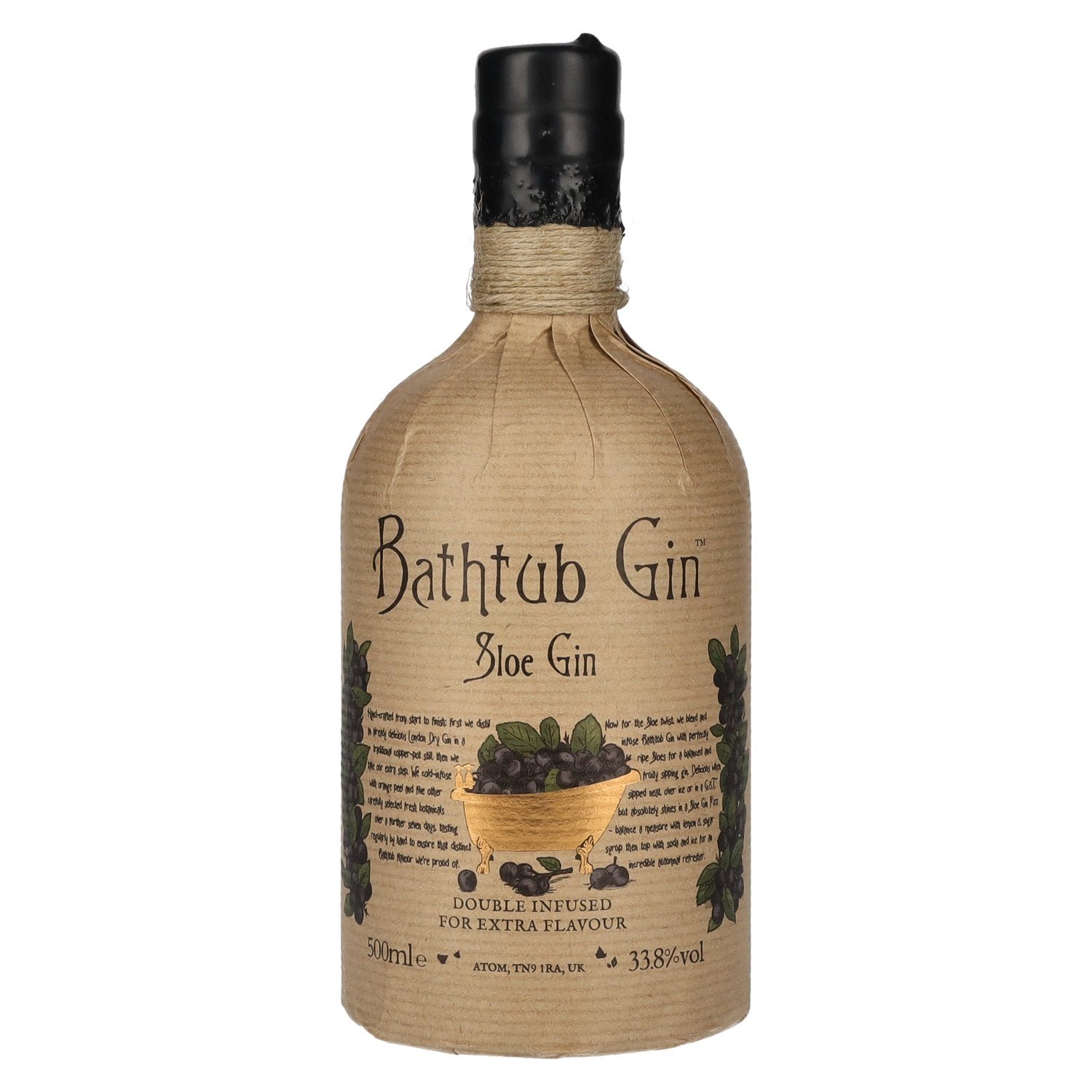 e1ede7949f402cf5707bc43ba8c9ff399e0a140ec8aec5c41567124278b7e233.jpg Bathtub Gin Sloe Gin 33,8% Vol. 0,5l - Image 1
