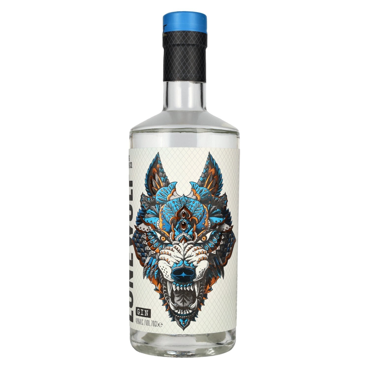 e1ef047bbe51187e4005542128e51e982928023df24617894659e82b4e51b2fb.jpg BrewDog LoneWolf Gin 40% Vol. 0,7l - Image 1