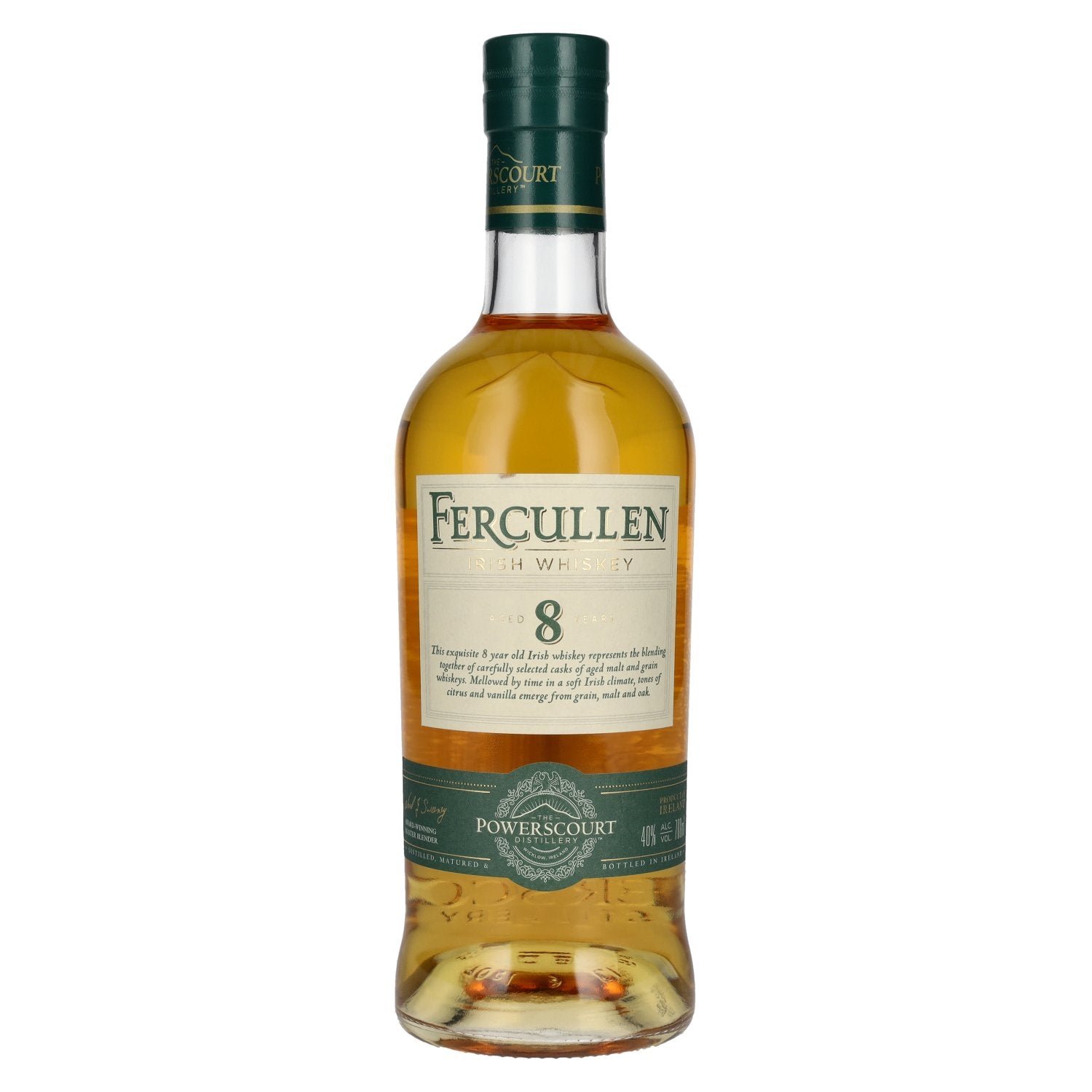 e2616ed862c4aecf821503fa644757f900486c4ead689f08a5908e42c38ba9a5.jpg Fercullen 8 Years Premium Blended Irish Whisky Premium BLEND 40% Vol. 0,7l - Image 1