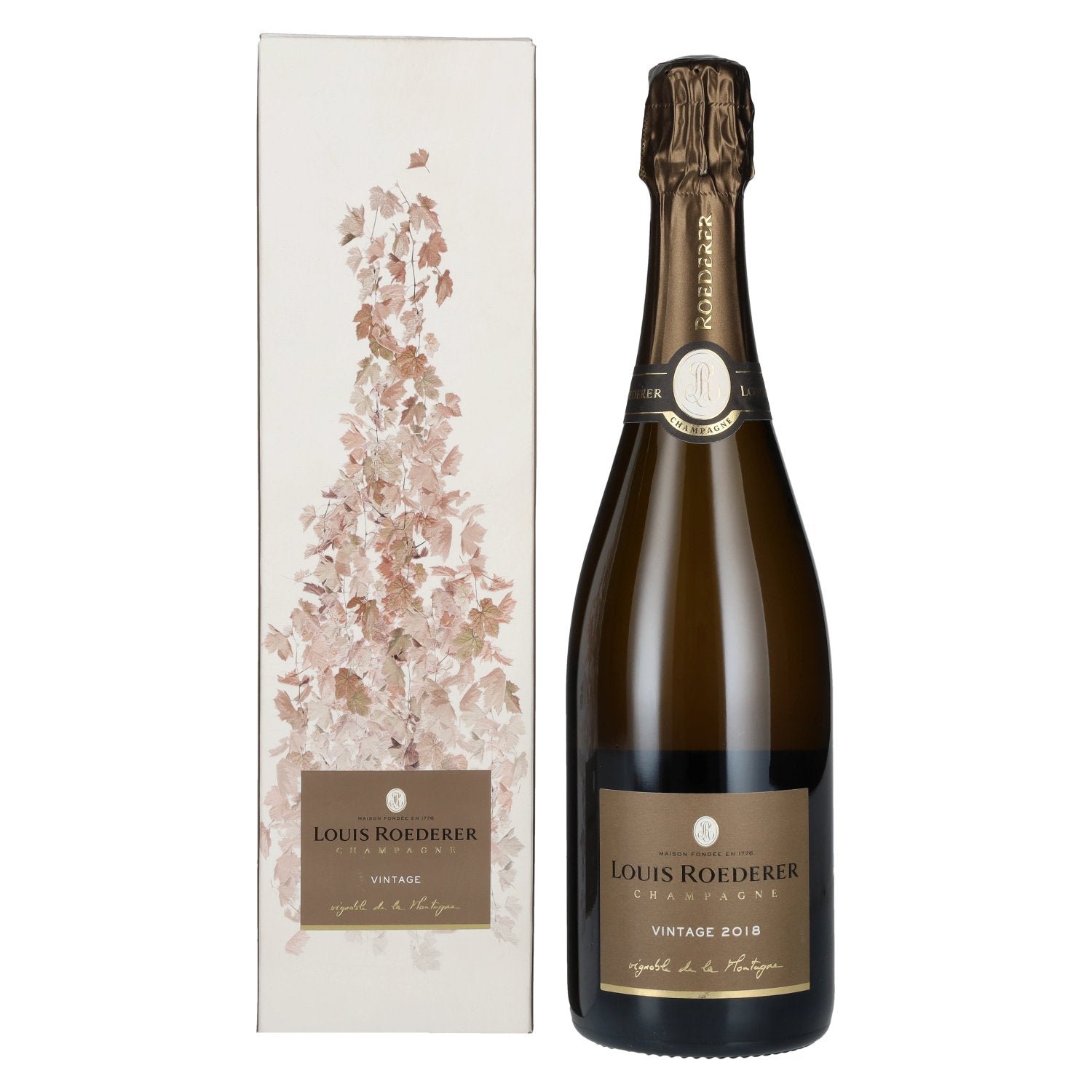 e27c189c6f3e7b12adcc5d9ec713abd348ab5328690df94152c0ea062ccde3d2-1-1.jpg Louis Roederer Champagne VINTAGE 2018 12.5% ABV 0.75l in a gift box - Image 1