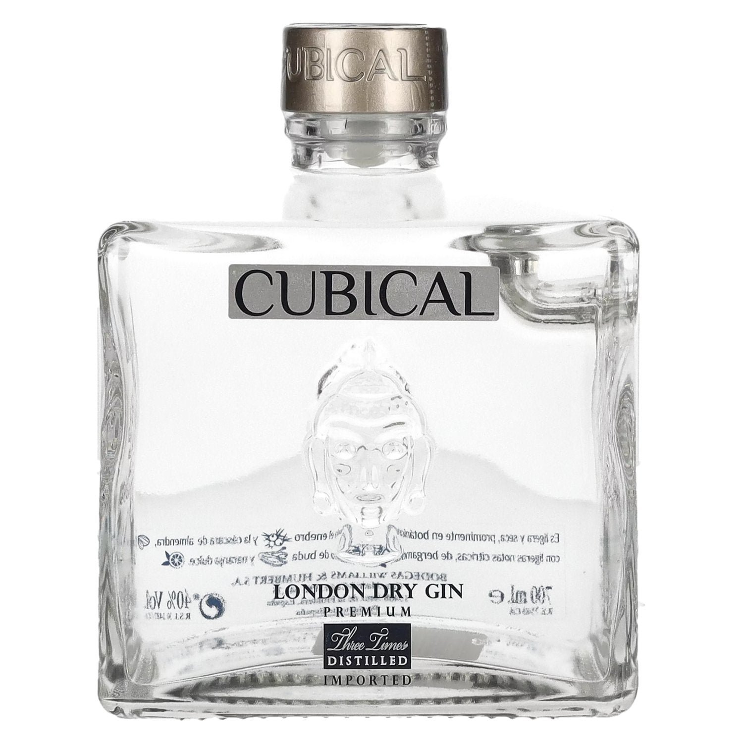 e434c108e3643b14a836dda708adefd0bdcb4eb26ad1eb20ef6def8a2f36de03.jpg Cubical Premium London Dry Gin 40% Vol. 0,7l - Image 1