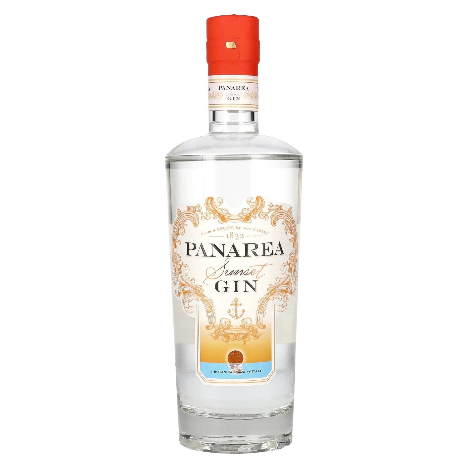 e5110a2083c14de8790aa23ce532949bbf556b52a7aed8ca75bbfc4d9bcfff66.jpg Panarea Sunset Gin 44% Vol. 0,7l - Image 1