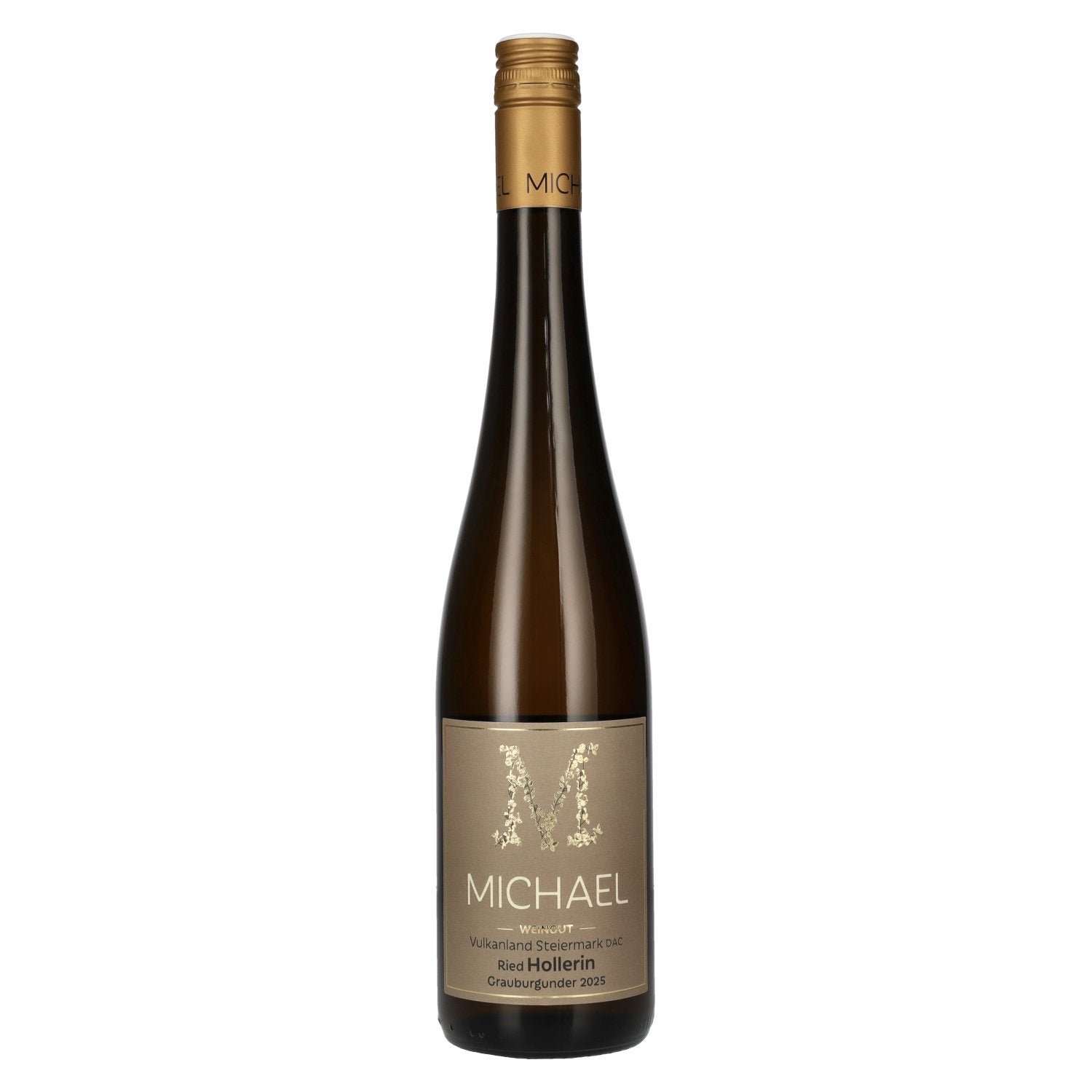 e76104f659e6be875dcce8c60a2cb4693edb8ff65c5c3d6bc71f92354338f7f6-1.jpg MICHAEL Pinot Gris Ried Hollerin Vulkanland Steiermark DAC 2025 14% Vol. 0,75l - Image 1
