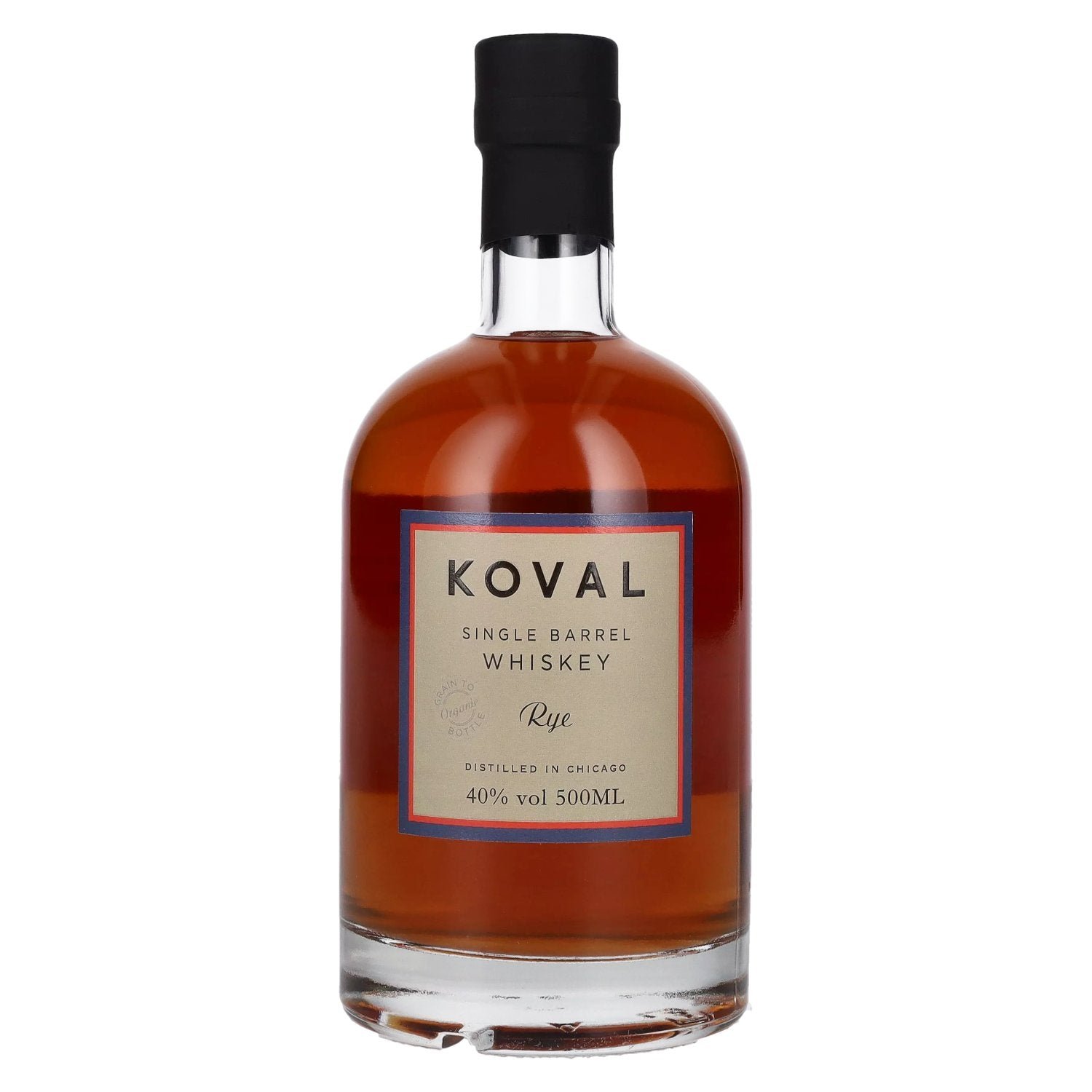 e9cc0ceae2dfb5ed4fe9edfe6bc57b385229977149a944d59bb0b0a6b5ed61a7.jpg Koval RYE Single Barrel Whiskey 40% Vol. 0,5l - Image 1