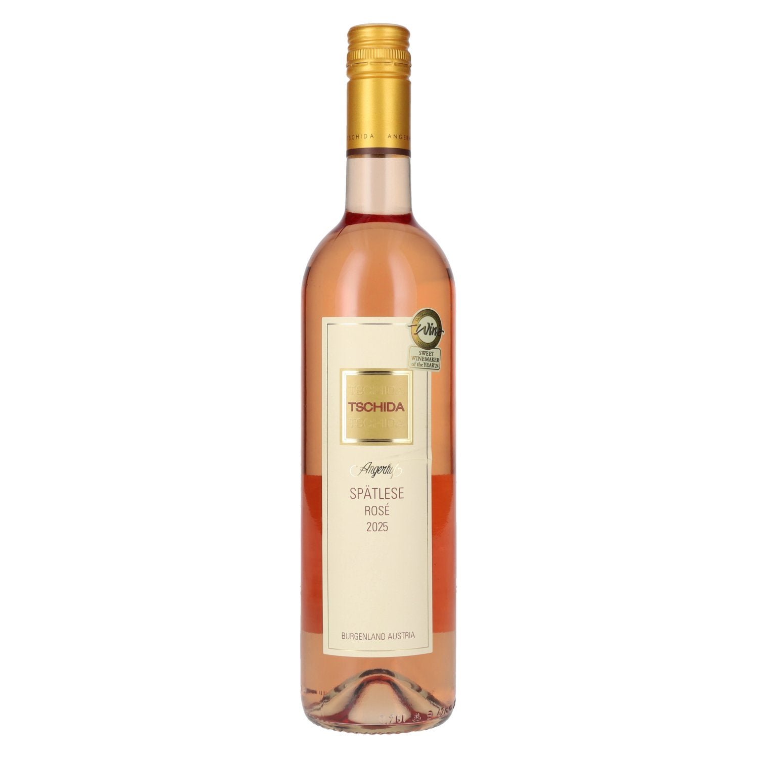 eacc3d8e991ac22f14098d1f0f9653472314b3e0a77e153ae87f73dd1ae19d1c.jpg Tschida Angerhof Spätlese Rosé 2025 7,5% Vol. 0,75l - Image 1