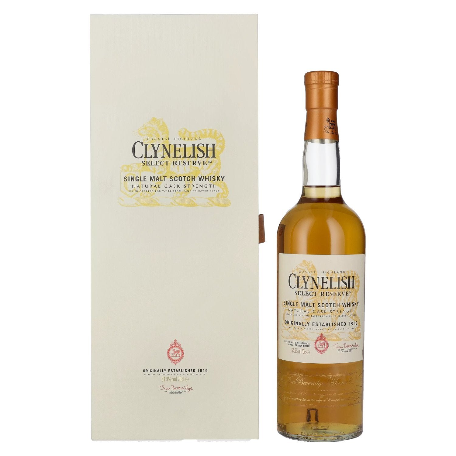 ead6bcef19ae6980f0fd20043860df5ed3c6b9349517b574e848746ad27aa001.jpg Clynelish Select Reserve Natural Cask Strength 54,9% Vol. 0,7l in gift box - Image 1